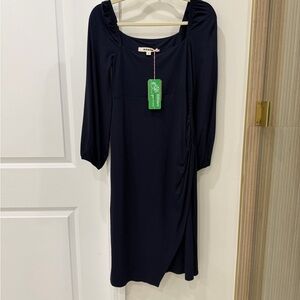 Boden Navy Long Sleeve Dress